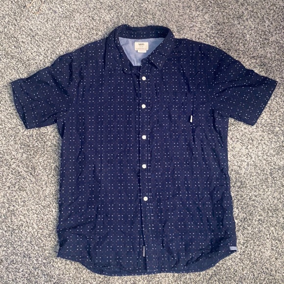 Vans Short Sleeve Button Down - Medium - Picture 1 of 2